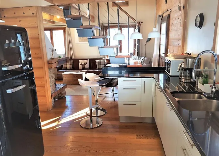 De Charme 8 Pers, Cheminee, Jacuzzi, Parking - Fr-1-676-96 * Châtel